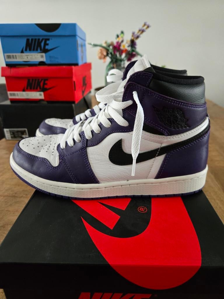 Nike air jordan 1 high og court purple 42.5, Overige kleuren, Ophalen of Verzenden, Nike Air Jordan, Sneakers of Gympen