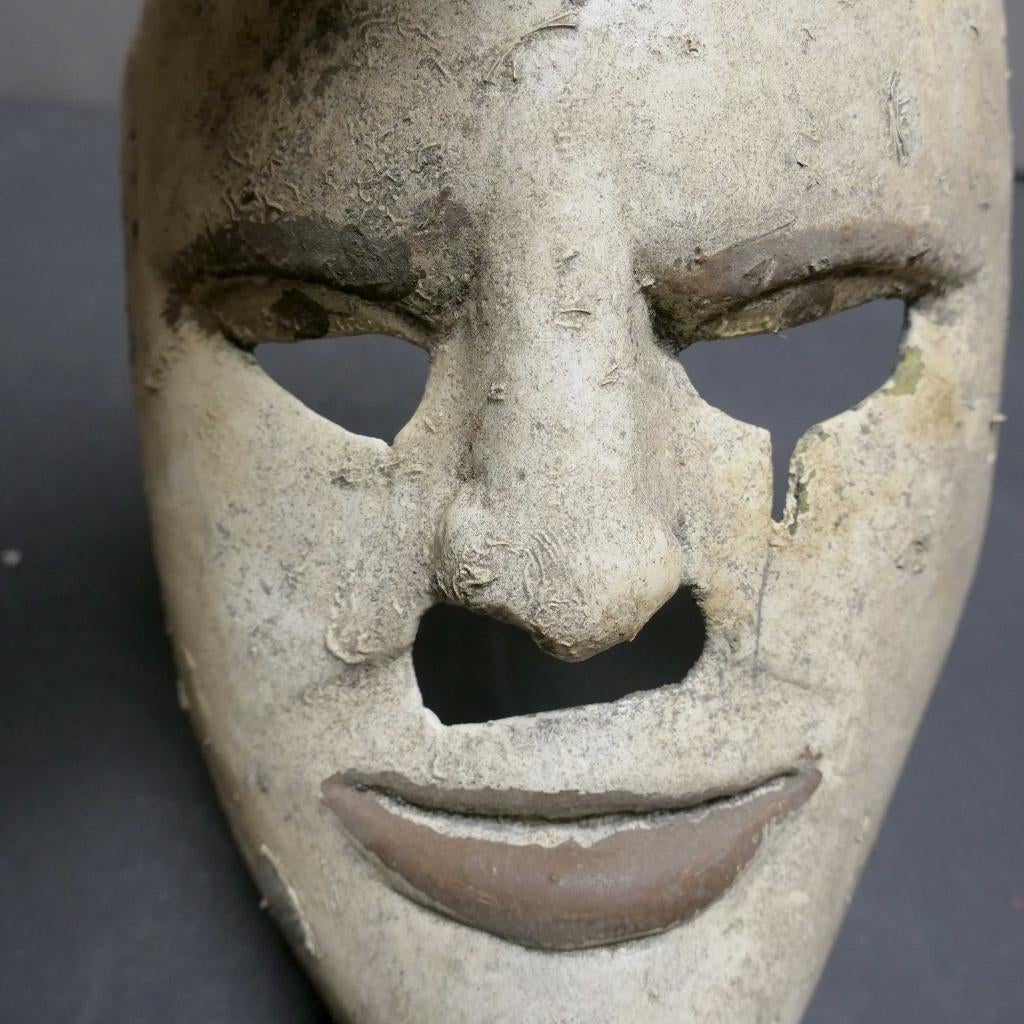 Antiek Masker MQ3 Topeng oud Doden Maskers doodskop beeld, Antiek en Kunst, Kunst | Niet-Westerse kunst, Ophalen of Verzenden