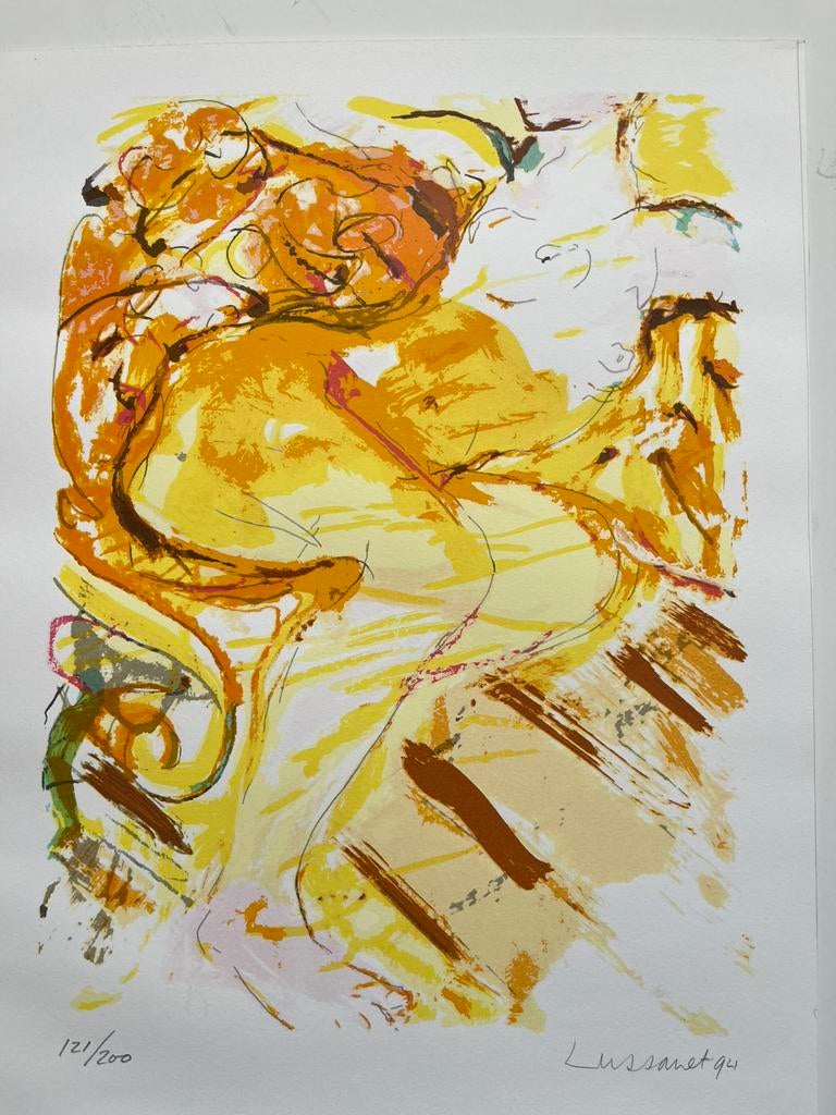 Paul de Lussanet zeefdruk, Antiek en Kunst, Ophalen of Verzenden