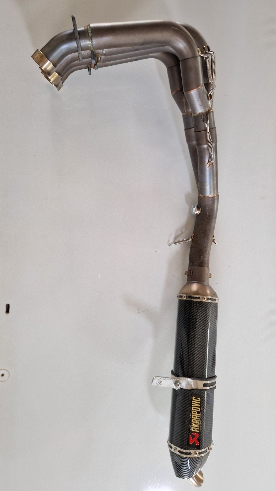 ALIrapovic uitlaat met bochtenset voor yamaha r6 rj11, Motoren, Ophalen of Verzenden, Gebruikt