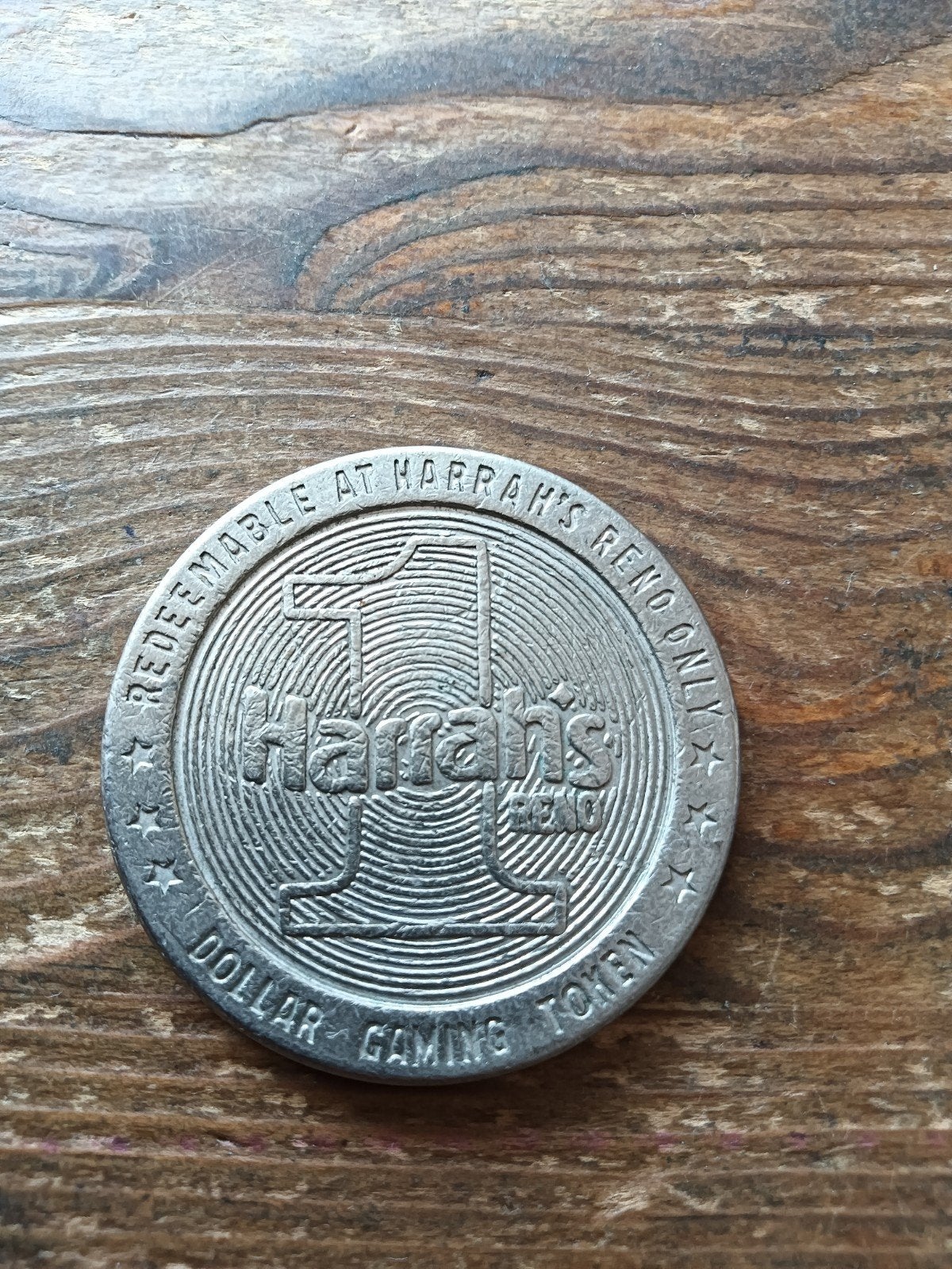 USA Harrah's Reno casino  Dollar Gaming Token Casino Munt, Ophalen of Verzenden, Overige materialen, Buitenland