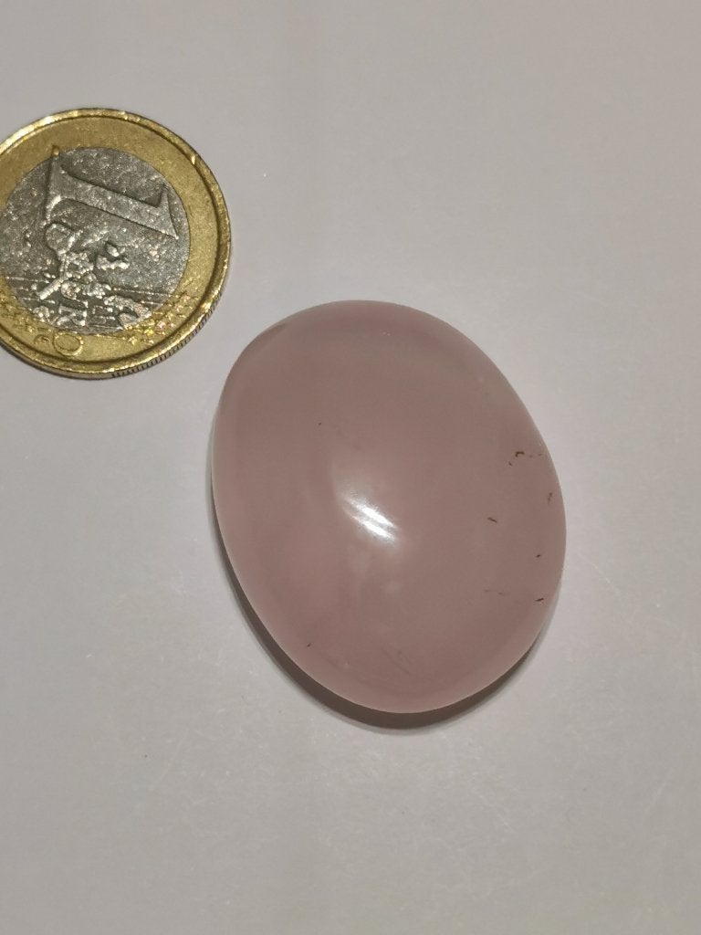 Rozenkwarts trommelsteen/knuffelsteen 22 gram, Ophalen of Verzenden, Mineraal