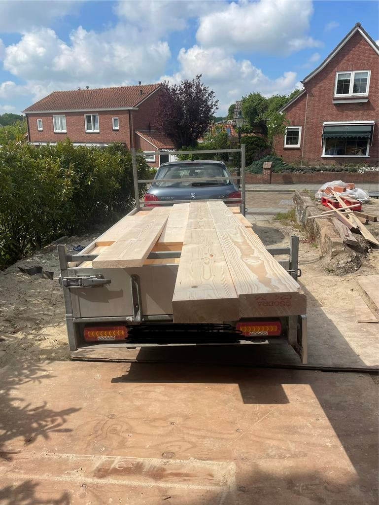 Vuren Geschaafd 75x200 (70x195), Ophalen, Nieuw, Balk, Vuren