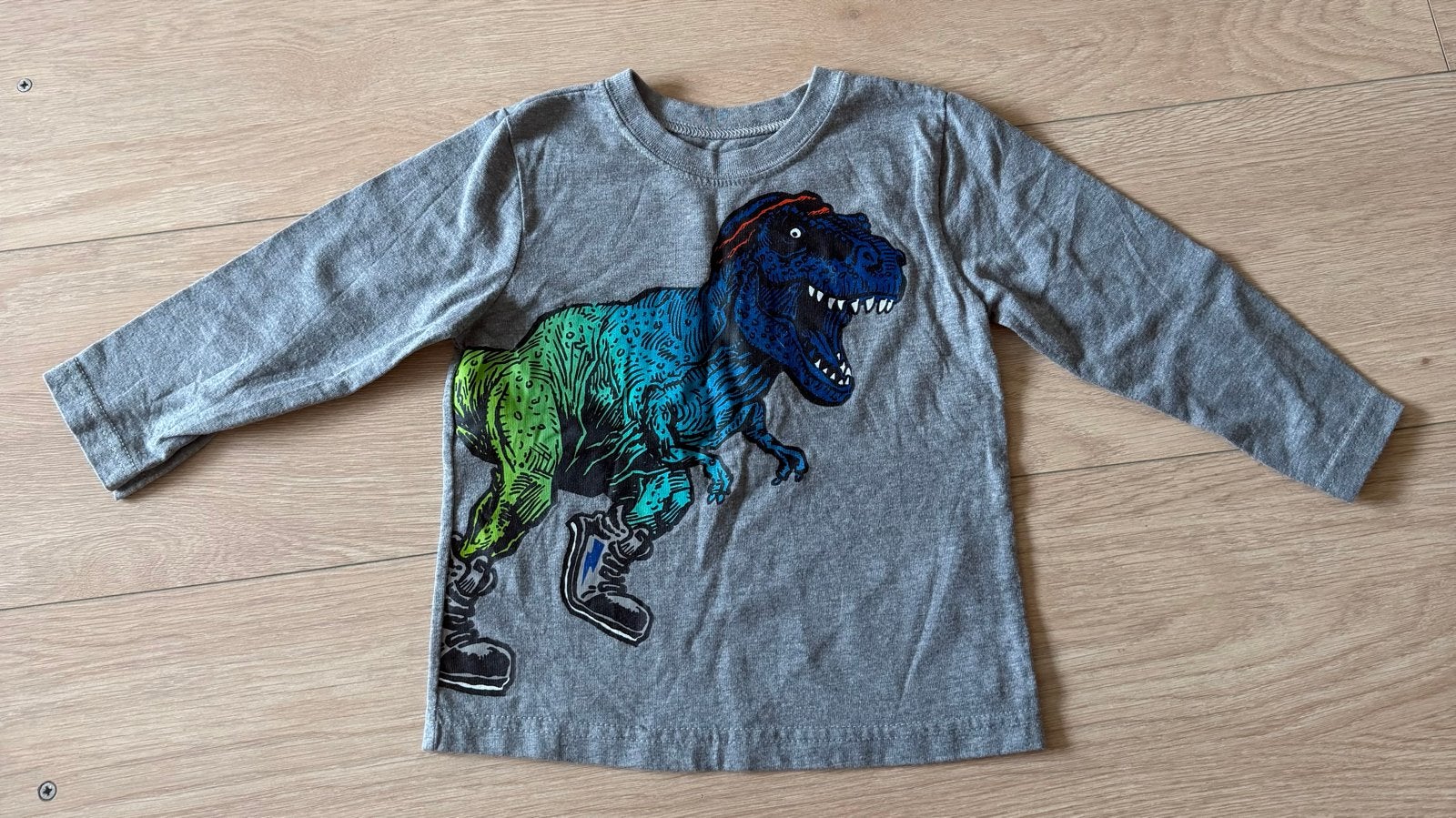 Nieuwe Grijze Garanimals T-shirt met dinosaurusprint maat 92, Ophalen of Verzenden, Nieuw, Jongen