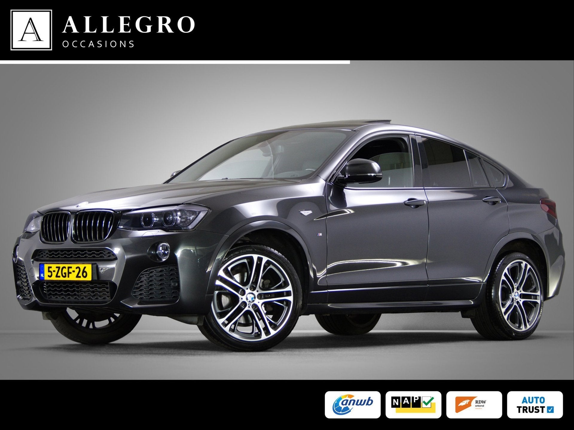 BMW X4 XDrive20i High Executive M-Sport (SCHUIF-/KANTELDAK,, Automaat, Gebruikt, 2000 kg, Bedrijf