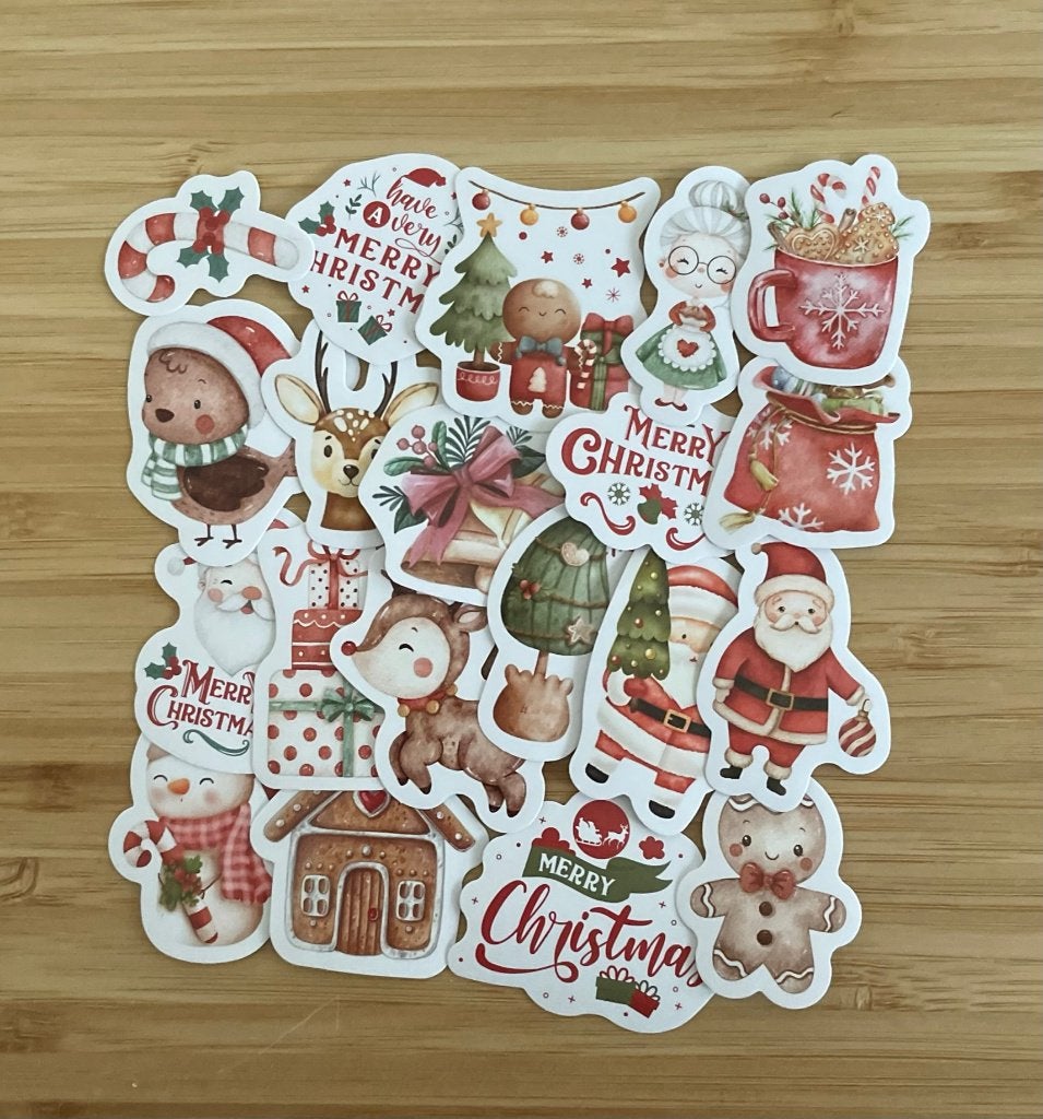 Winter, kerst stickers, Verzenden, Nieuw, Meerdere stickers