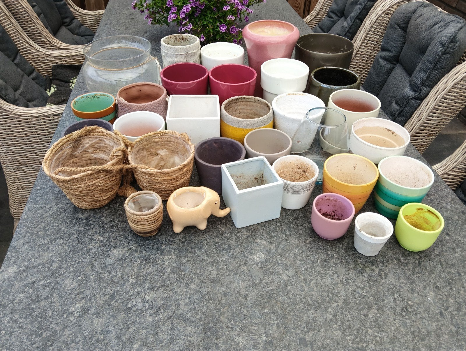 Diverse bloempotten en plantenbakken - Groot assortiment, Ophalen