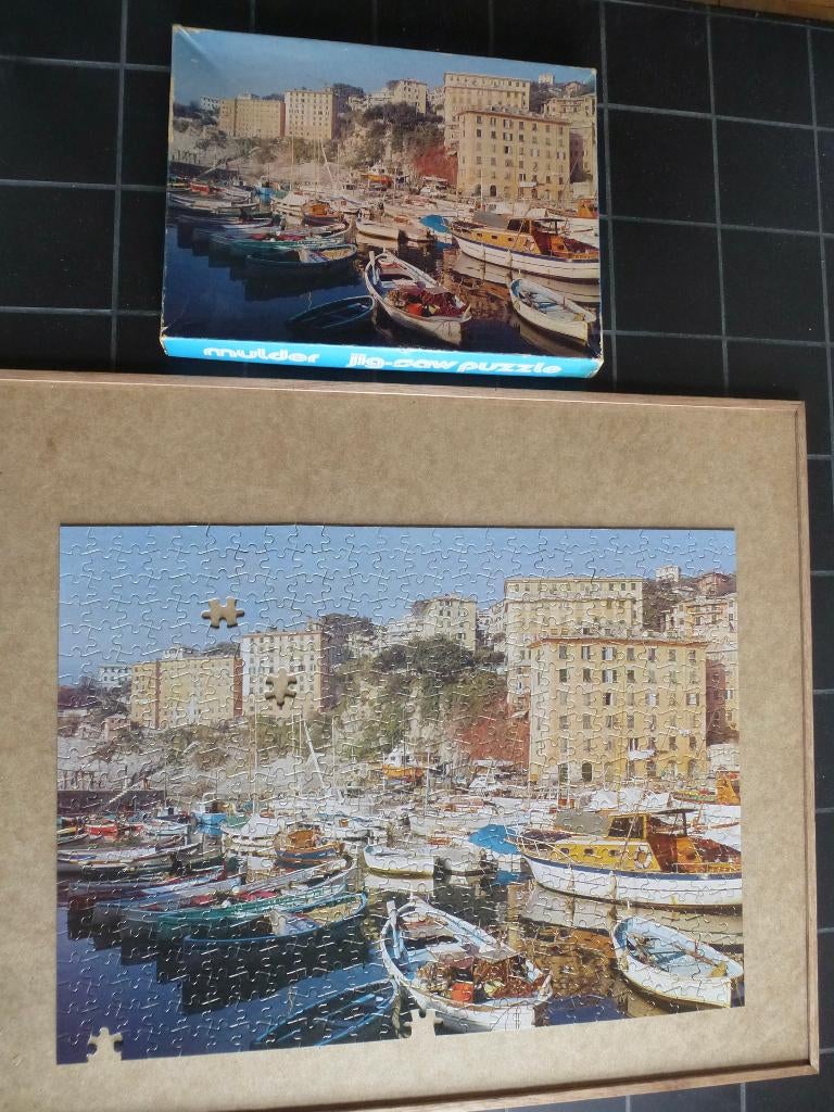 vintage Jig-Saw puzzel, 525 stukjes, Ophalen of Verzenden, 500 t/m 1500 stukjes, Gebruikt, Legpuzzel