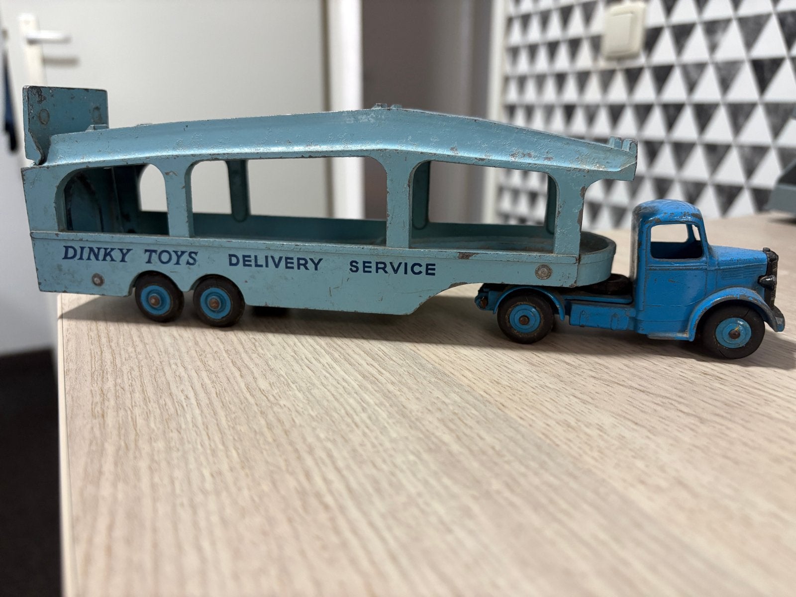 Dinky Toys Pullmore Car Transporter 982 - Zeer Nette Conditi, Ophalen of Verzenden