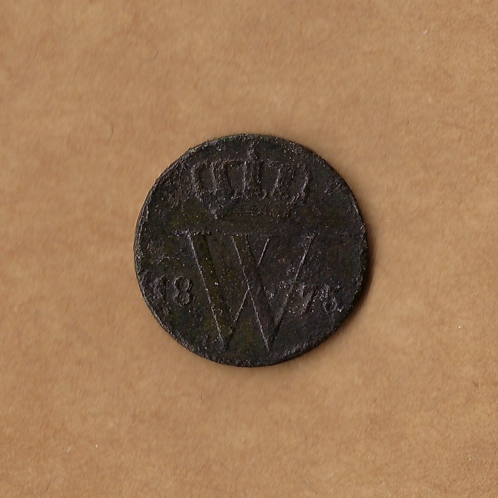1/2 (halve) cent 1875 Willem III, Postzegels en Munten, Munten | Nederland, Ophalen of Verzenden, Koning Willem III, Overige waardes