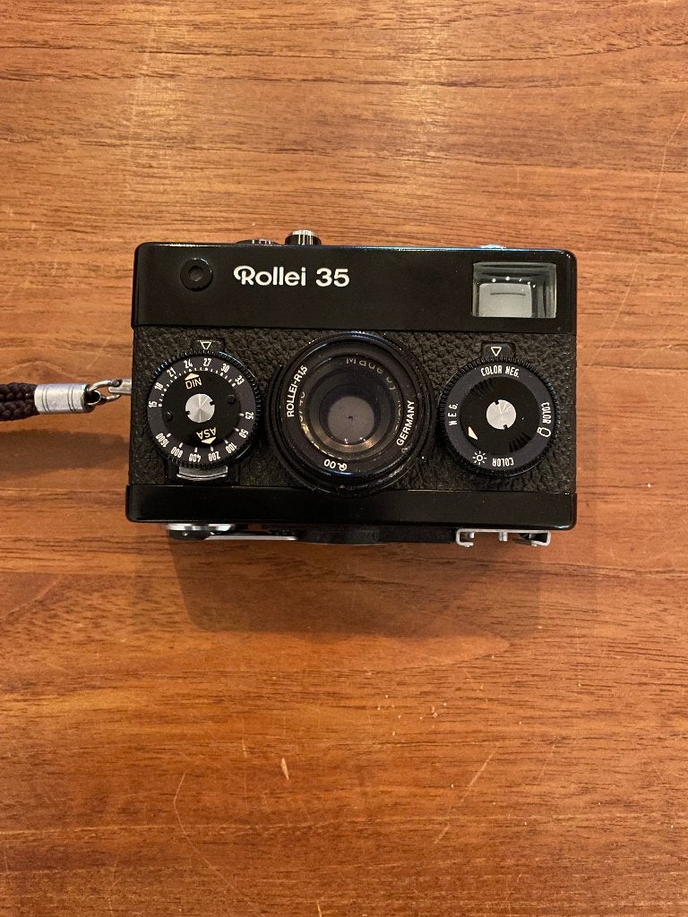 Rollei 35 camera met tasje, Verzenden, Gebruikt, Compact, Overige Merken