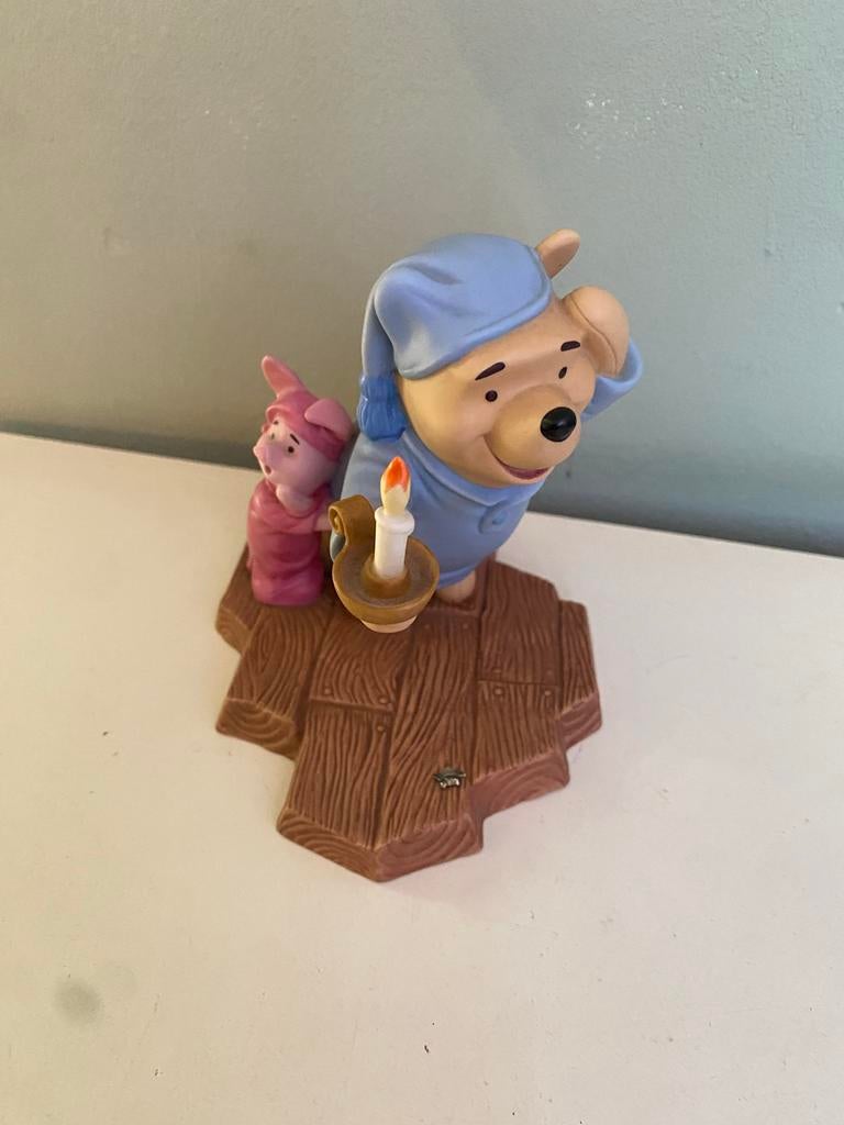 Winnie de Poeh en Knorretje Beeldje - Disney, Ophalen of Verzenden, Winnie de Poeh of vrienden, Gebruikt, Beeldje of Figuurtje