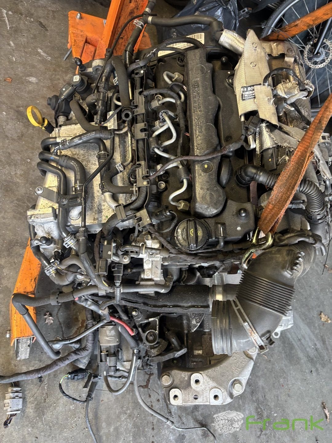 complete motor 2.0 tdi motorcode ckf versnellingsbak code pf, Auto-onderdelen, Motor en Toebehoren, Volkswagen, Skoda, Gebruikt