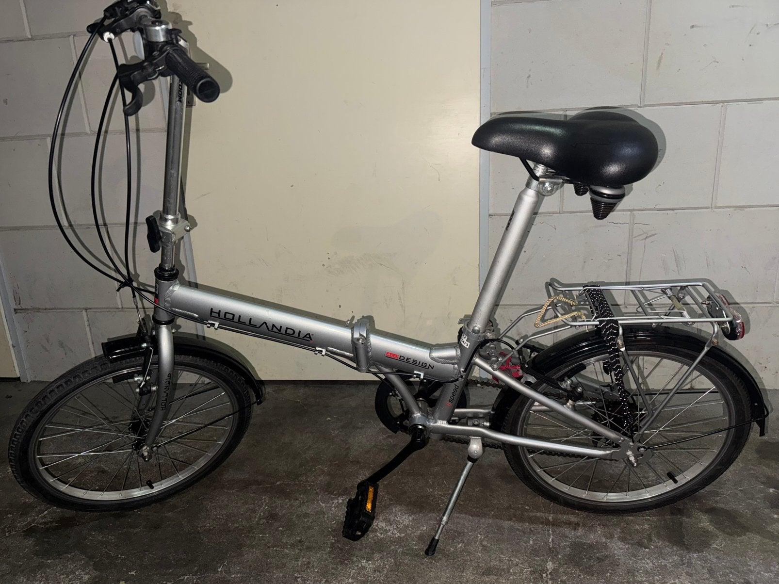 Hollandia Vouwfiets Klapfiets Revoshift 6 Speed 180cc 125cc, Ophalen, Zo goed als nieuw, Versnellingen