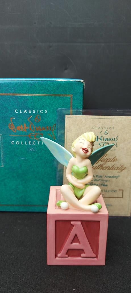 WDCC Walt Disney Classic Collection Tinkerbell, Ophalen, Zo goed als nieuw, Beeldje of Figuurtje
