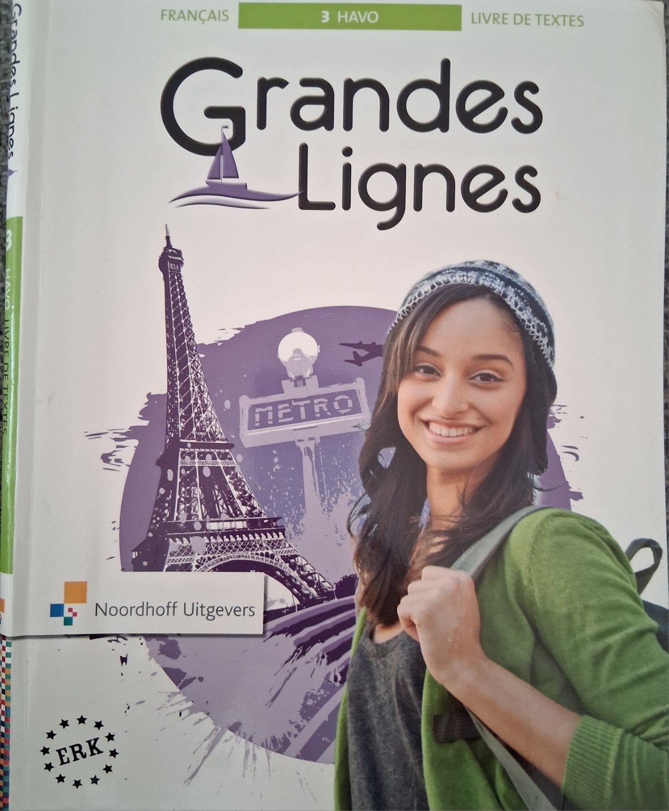 Grandes Lignes Frans 3 havo tekstboek, Ophalen of Verzenden, Zo goed als nieuw, Overige niveaus, Nederlands