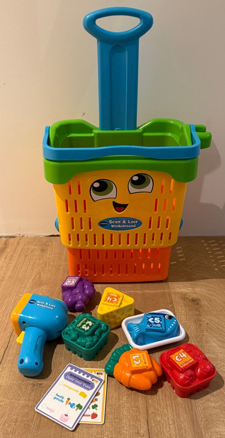 VTECH Scan en Leer Winkelmand met digitale scanner, Kinderen en Baby's, Ophalen of Verzenden, Zo goed als nieuw, 2 tot 4 jaar