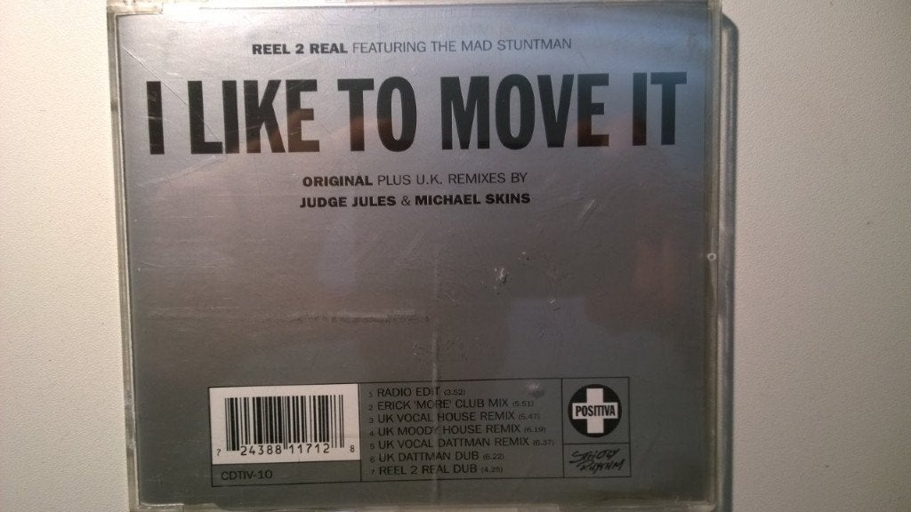 Reel 2 Real Featuring The Mad Stuntman - I Like To Move It, Ophalen of Verzenden, Zo goed als nieuw, Hiphop en Rap