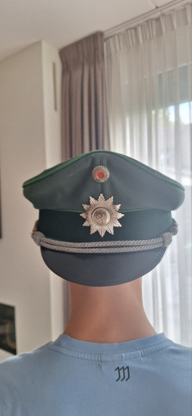 originele Duitse naoorlogse politiepet., Ophalen of Verzenden