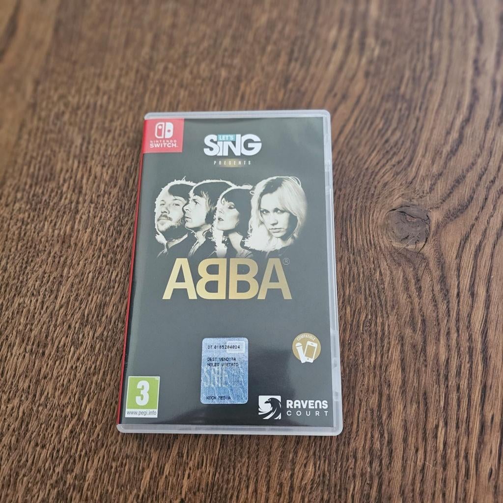 Let's Sing - ABBA - Nintendo Switch incl. microfoon, Muziek, 1 speler, Ophalen of Verzenden, Zo goed als nieuw