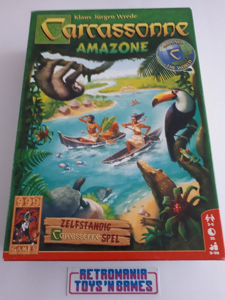 bordspel 999 games - carcassonne amazone (zelfstandig spel), Hobby en Vrije tijd, Gezelschapsspellen | Bordspellen, Verzenden