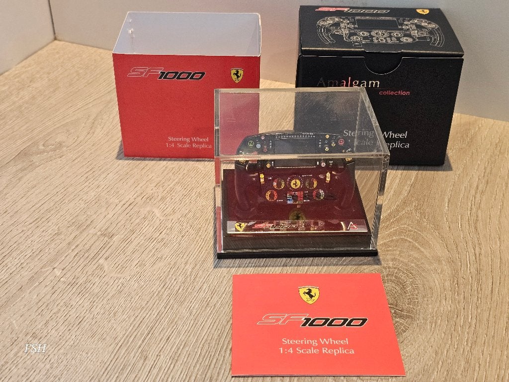 Ferrari SF1000, Stuur, 1:4, AMALGAM.  **EXCLUSIEF**, Ophalen of Verzenden, Nieuw, Formule 1