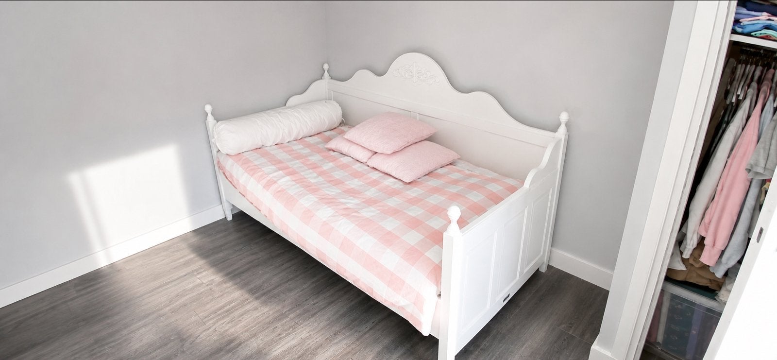 Bopita Bedbank Wit - Eenpersoons, Ophalen, 90 cm, Eenpersoons, Wit
