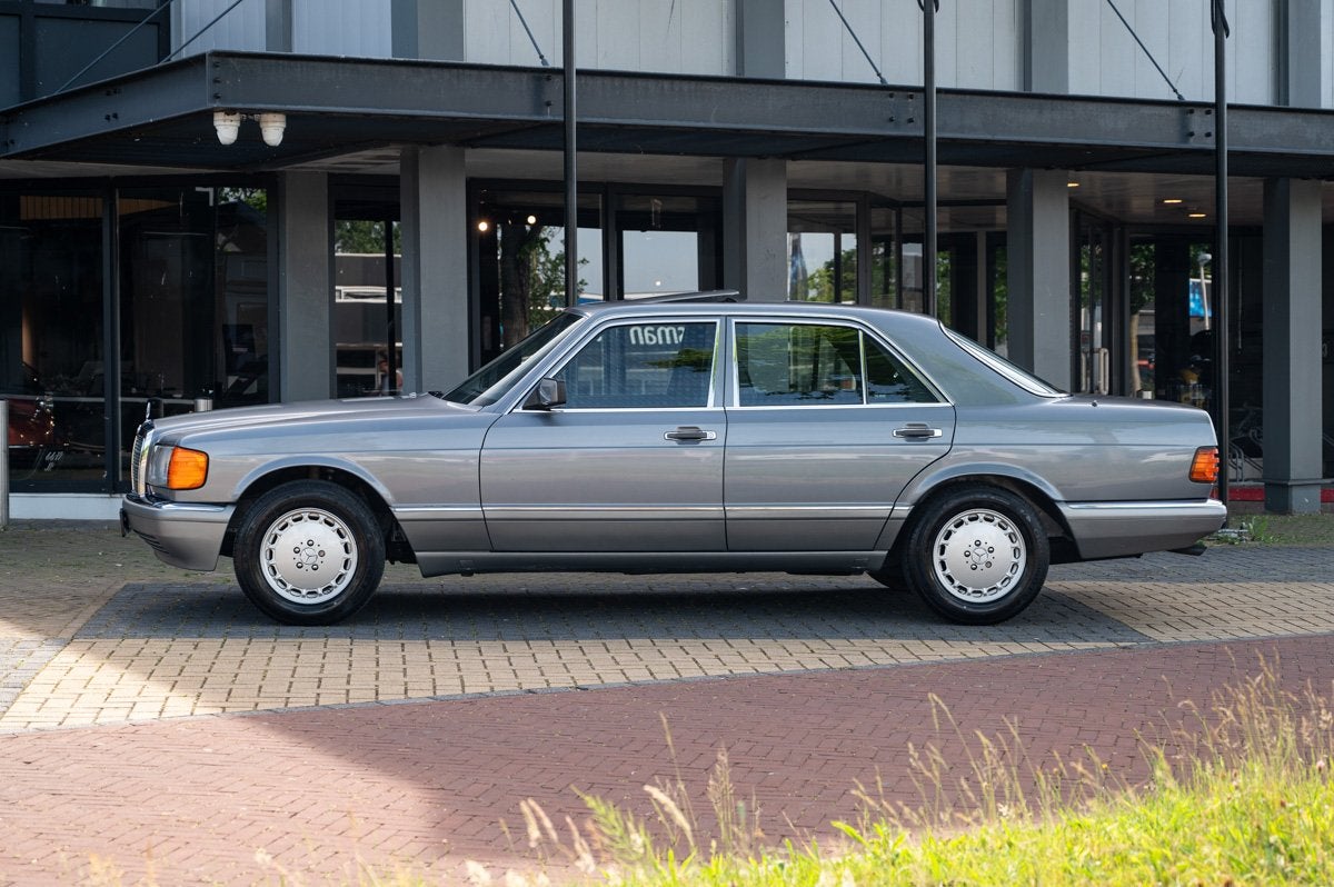 Mercedes-Benz S-Klasse 300SE (bj 1987, automaat), Auto's, Mercedes-Benz, Automaat, Gebruikt, Overige kleuren, Leder