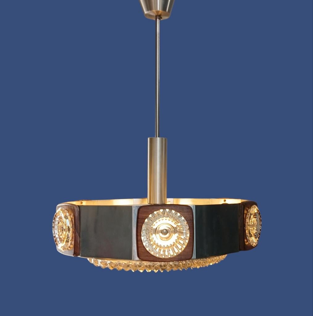 Vintage, ufo, space age, jaren 60  hanglamp, Huis en Inrichting, Lampen | Hanglampen, Gebruikt, Vintage, Ophalen of Verzenden