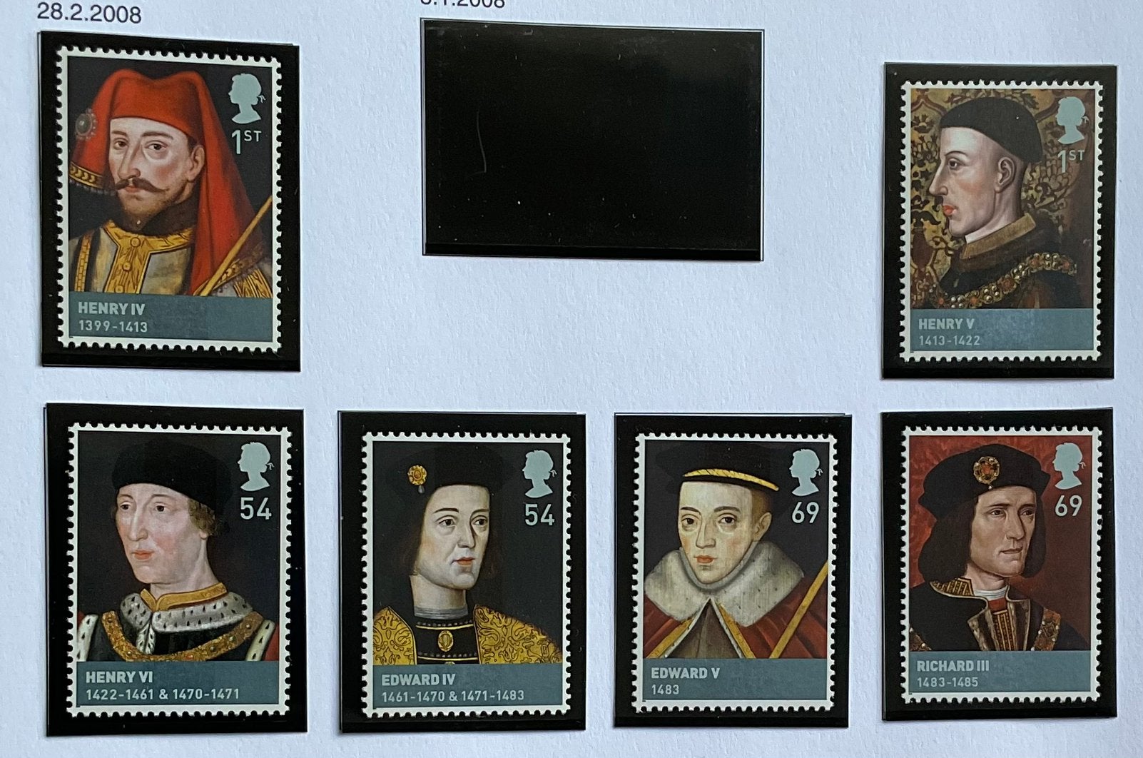2008. England. Kings and Queens House of Lancaster and York, Ophalen of Verzenden