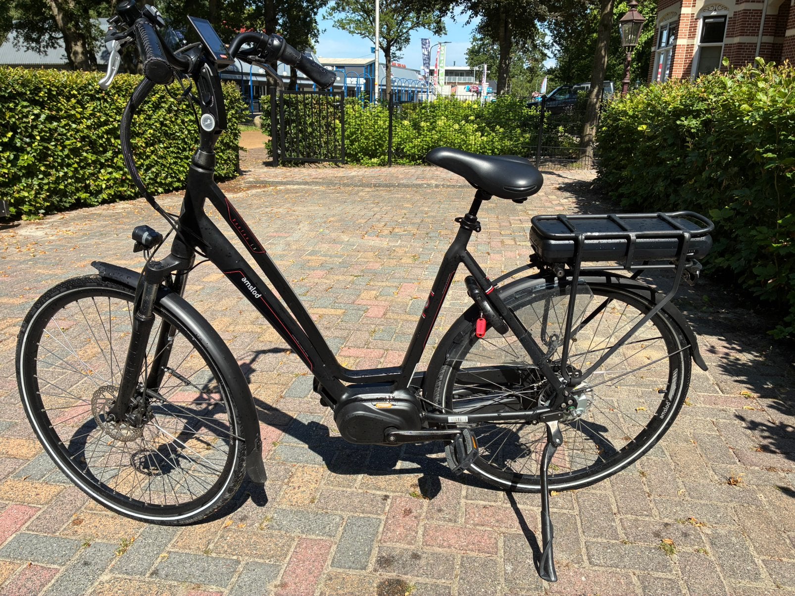 e-bike merk Amslod - frame 53 cm, Fietsen en Brommers, Gebruikt, 51 tot 55 cm, 50 km per accu of meer, Ophalen