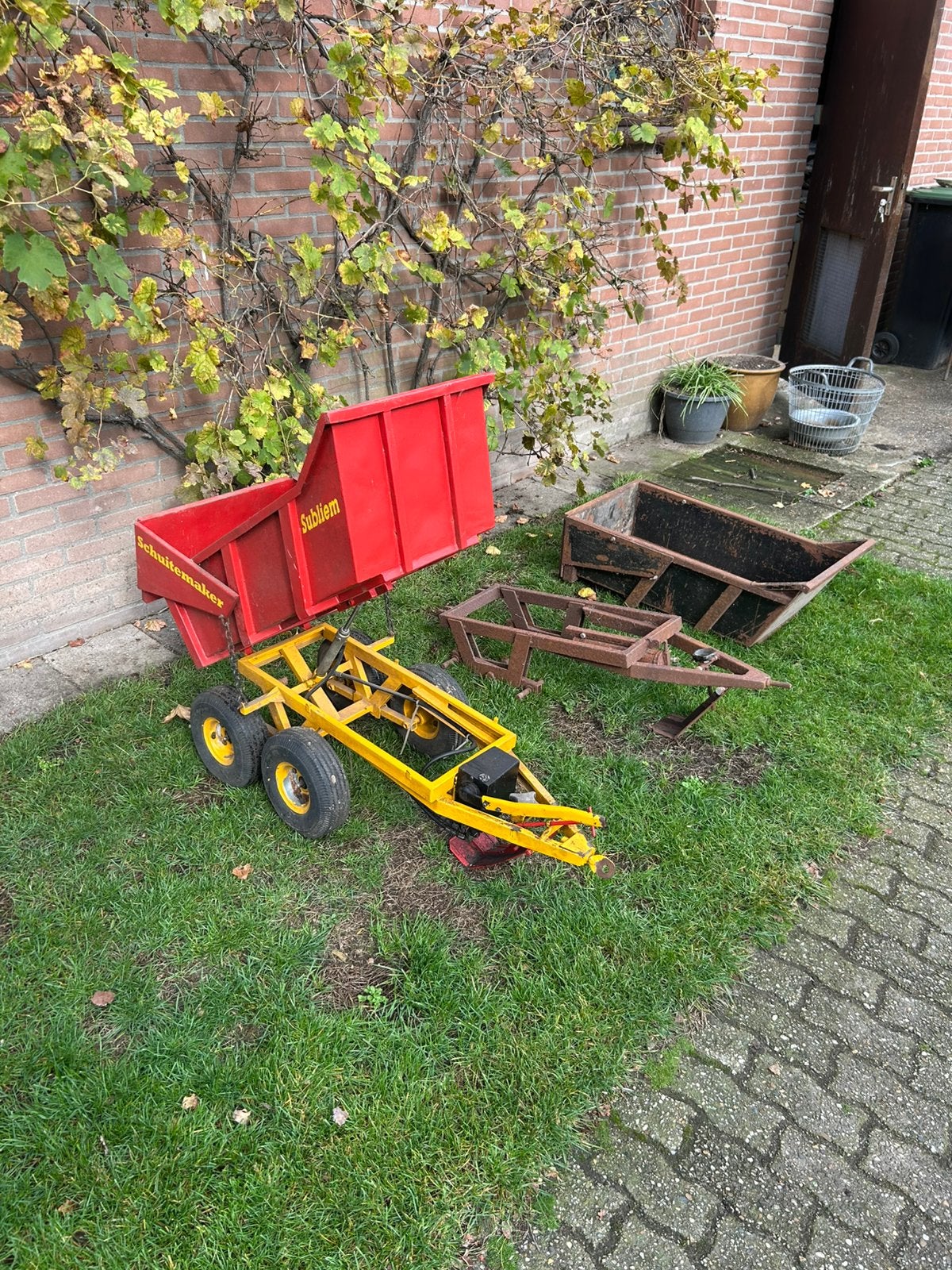 Skelter kipper/aanhanger, Ophalen, Zo goed als nieuw