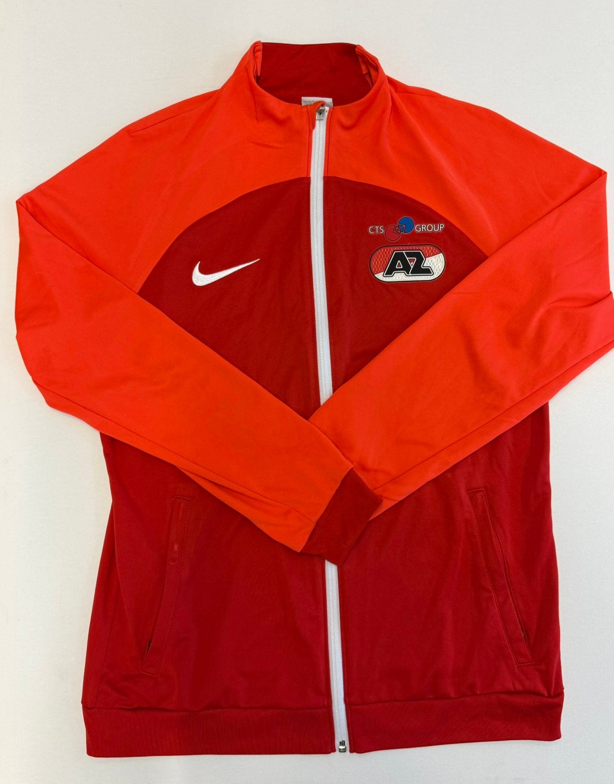 AZ Alkmaar training jack, Maat M, Verzenden, Zo goed als nieuw, Shirt