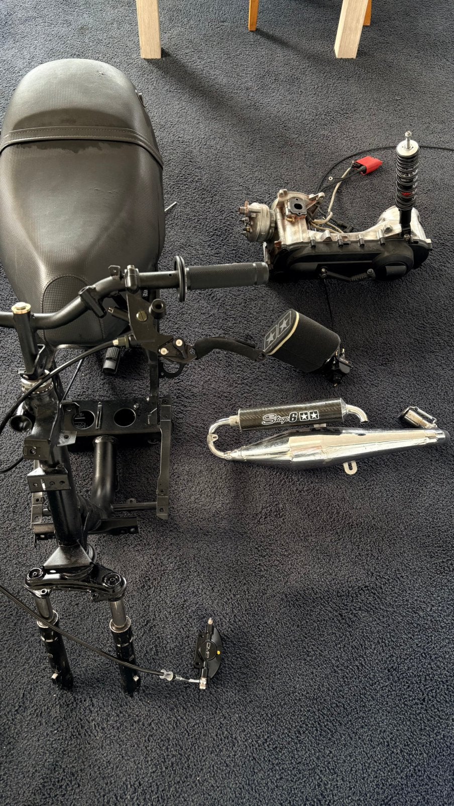 Piaggio Zip Full Stage6 Race Build 70cc – Zonder 123, Ophalen, Piaggio, Tweetakt, Nieuw
