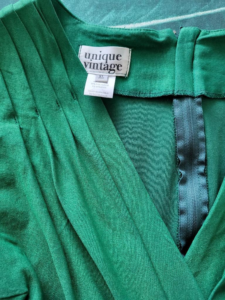 Vintage style jurk Únique Vintage', Unique Vintage, Maat 42/44 (L), Ophalen of Verzenden, Gedragen