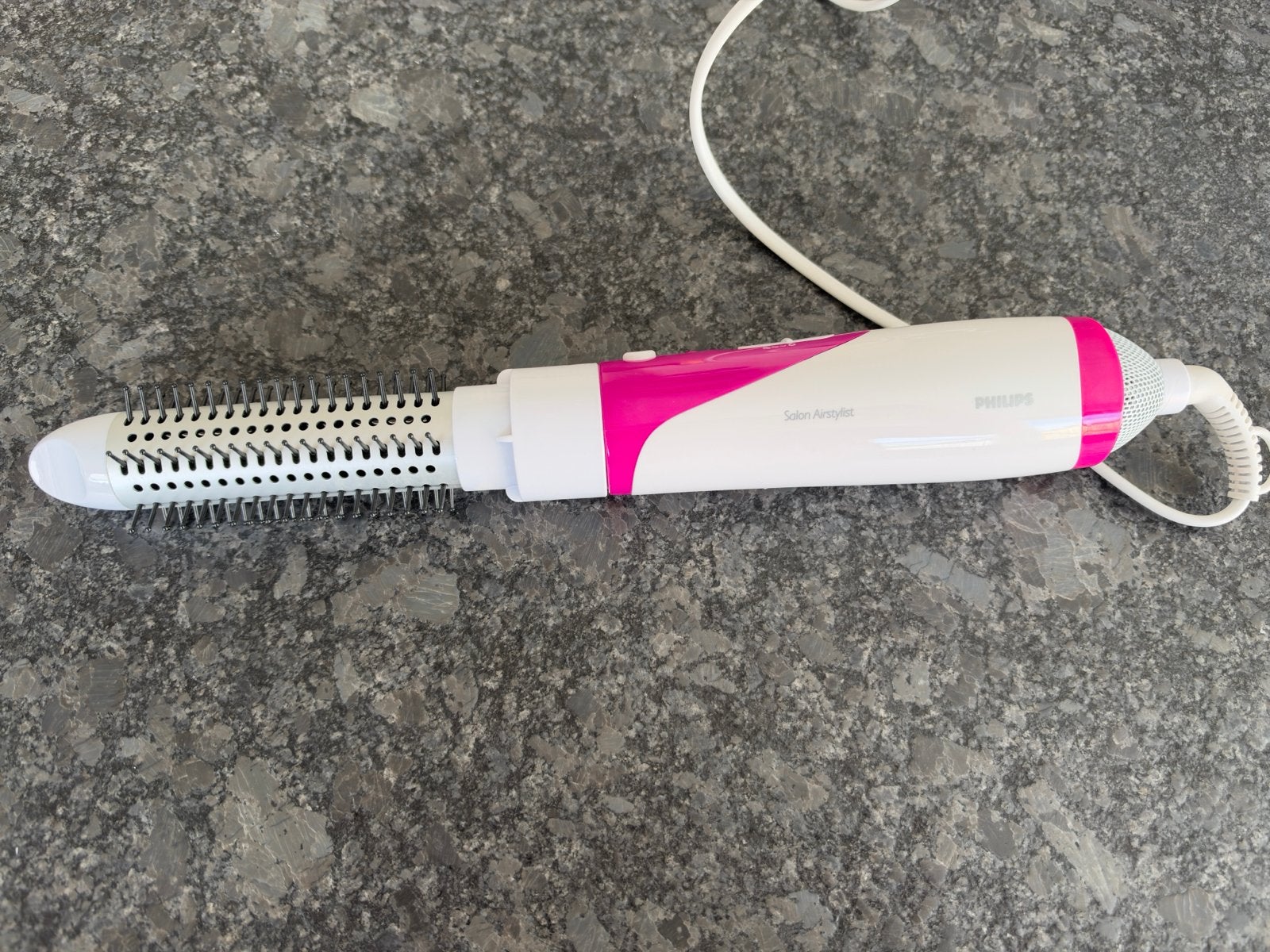 Philips Salon Airstylist HP8650 Föhnborstel, Ophalen of Verzenden, Zo goed als nieuw, Föhn of Haardroger