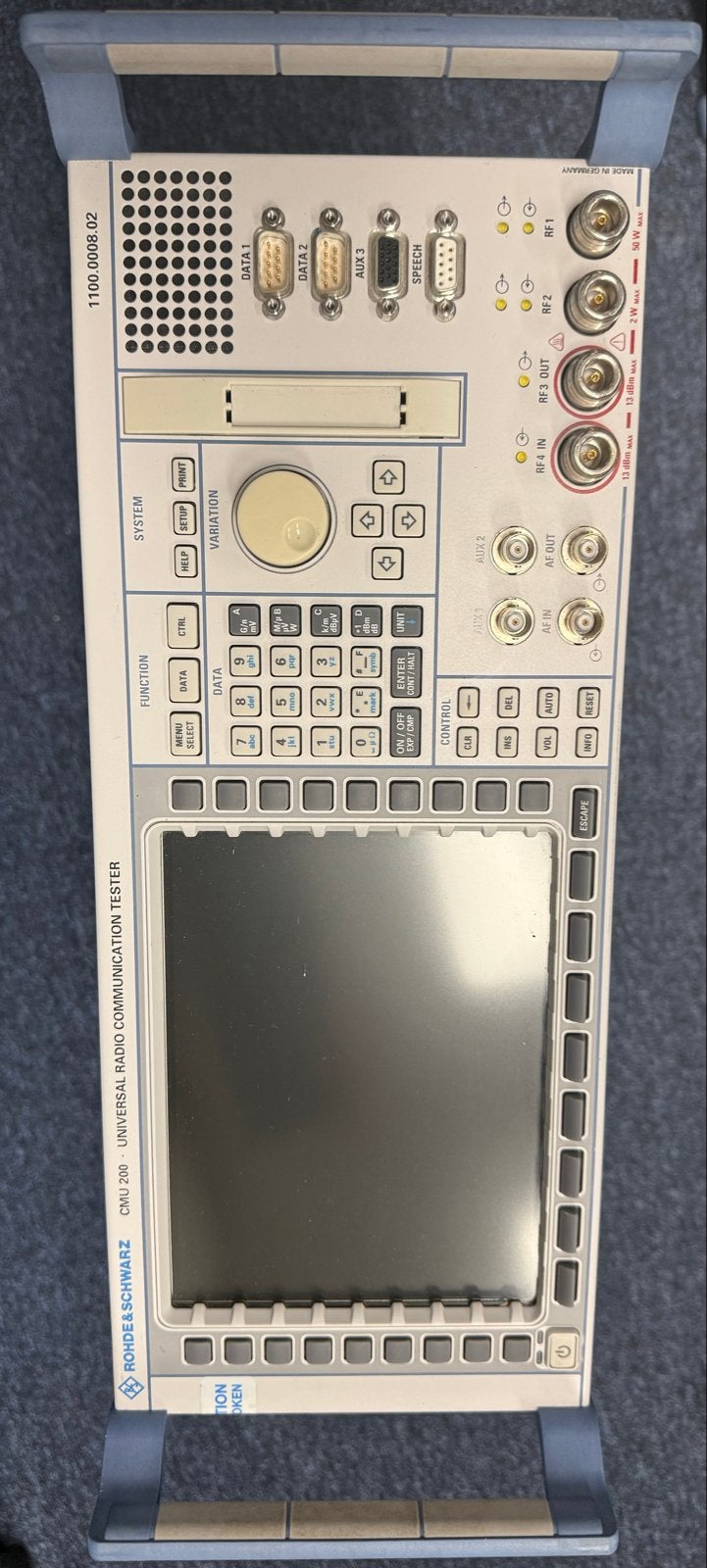 Rohde & Schwarz CMU 200 Universele Radiocommunicatietester, Telecommunicatie, Ophalen, Gebruikt