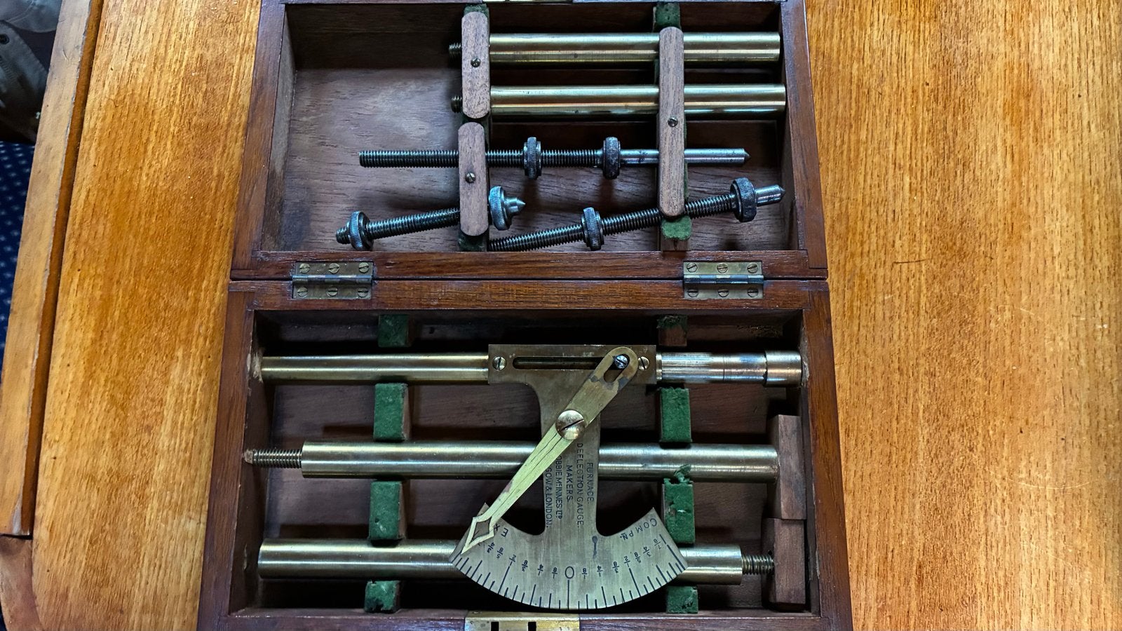 Krukasdeflectiemeter in Houten Kist, Ophalen of Verzenden
