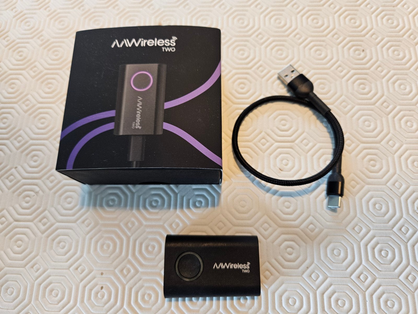 AAWireless Two Android Auto draadloze adapter, Audio, Tv en Foto, Converters, Ophalen of Verzenden, Zo goed als nieuw