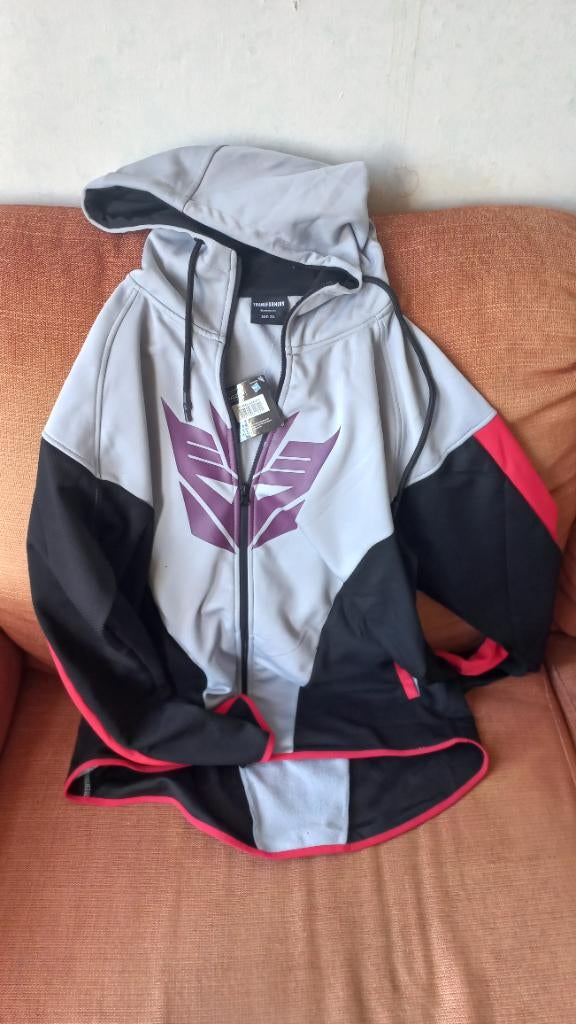 Vest jack hoodie Transformers Megatron Decepticons XXL, Nieuw, Overige maten, Ophalen of Verzenden, Difuzed