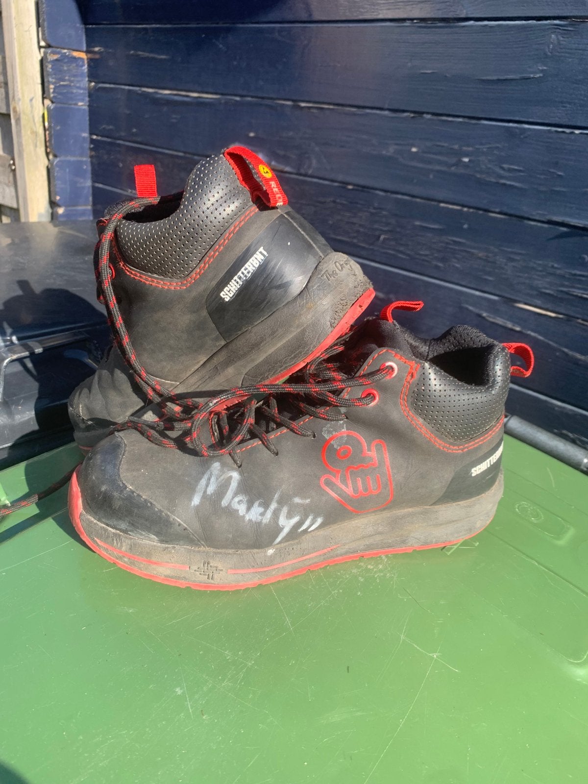 Redbrick werkschoenen Maat 40(gesigneerd martijn kuipers  ), Ophalen of Verzenden, Zo goed als nieuw