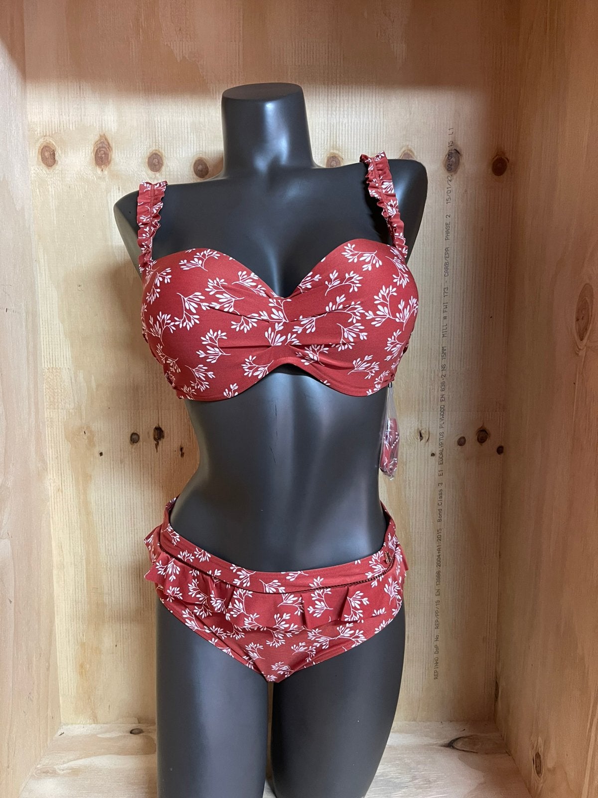 Beachlife bikini maat 42c kan ook strapless, Verzenden, Nieuw, Bruin, Bikini