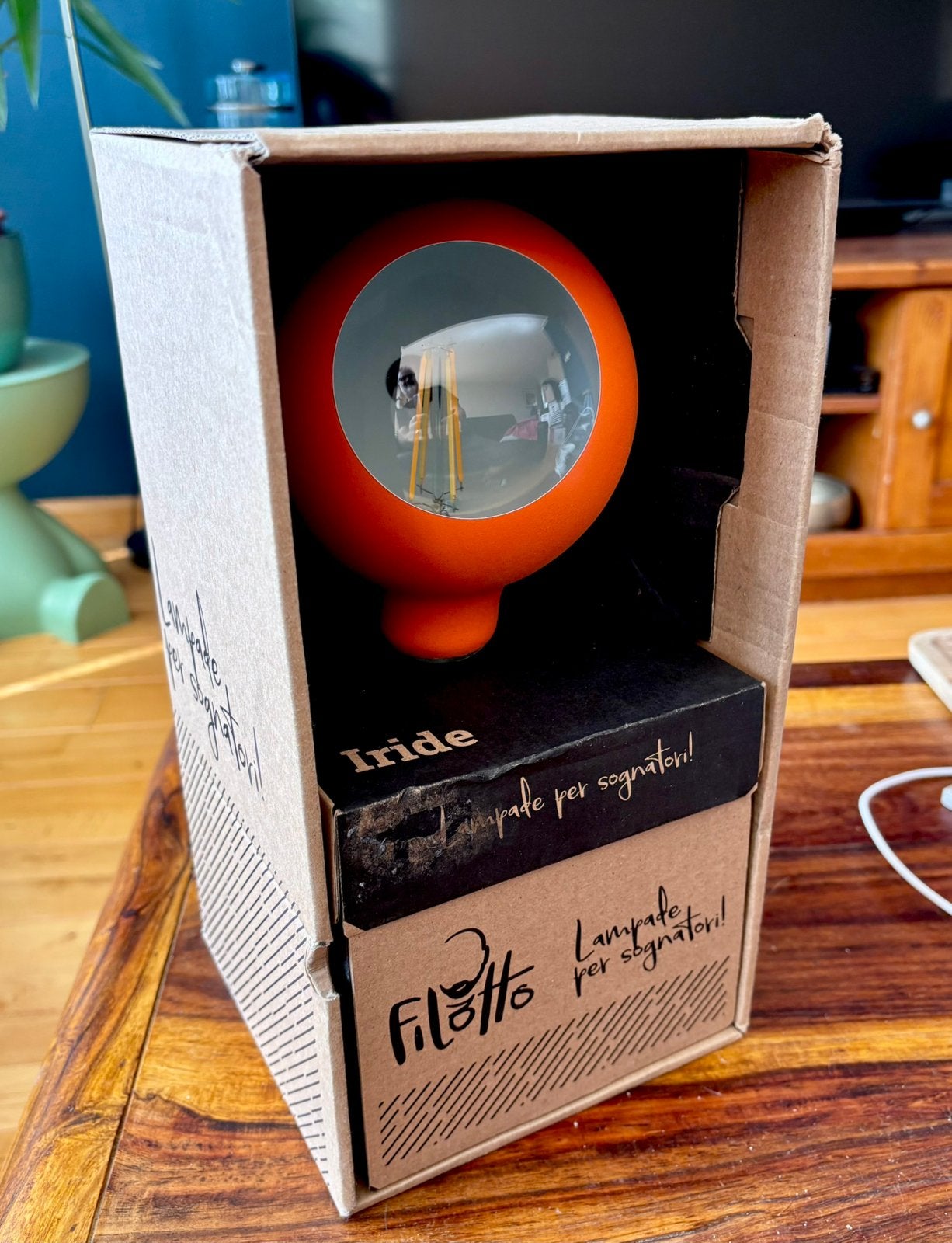 Filotto Iride design lamp, Overige typen, Inclusief lichtbron, Overige merken, Oranje