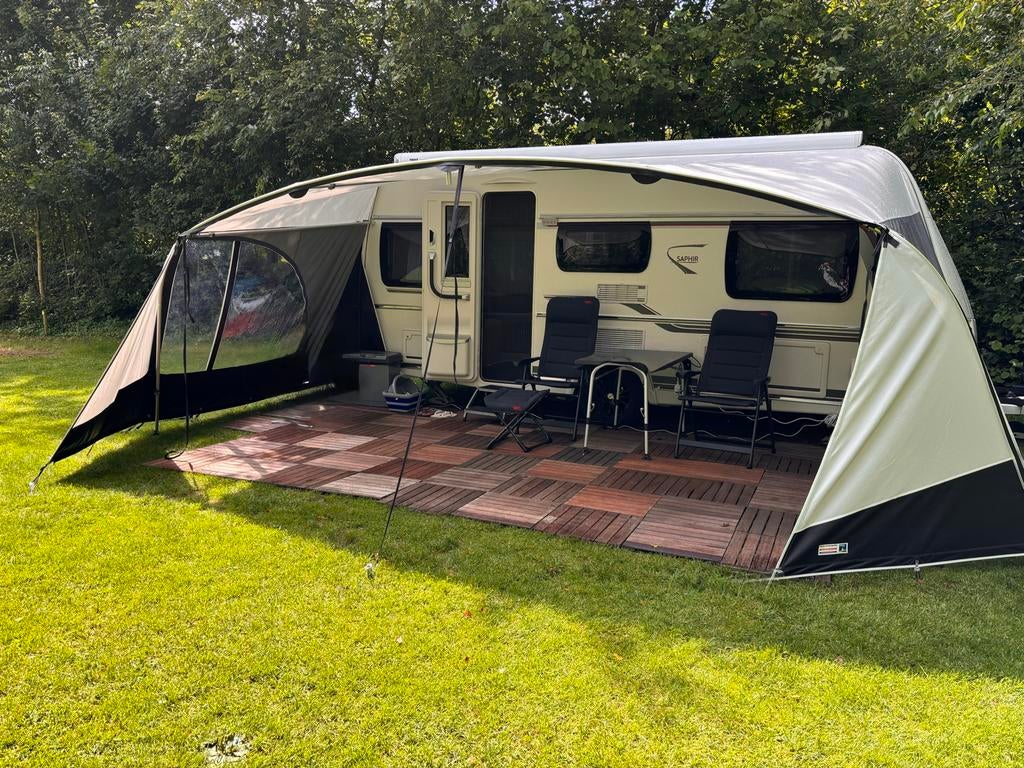 Unico Verona XL caravanluifel - Bora / Grey, Ophalen, Zo goed als nieuw, Unico Ventura