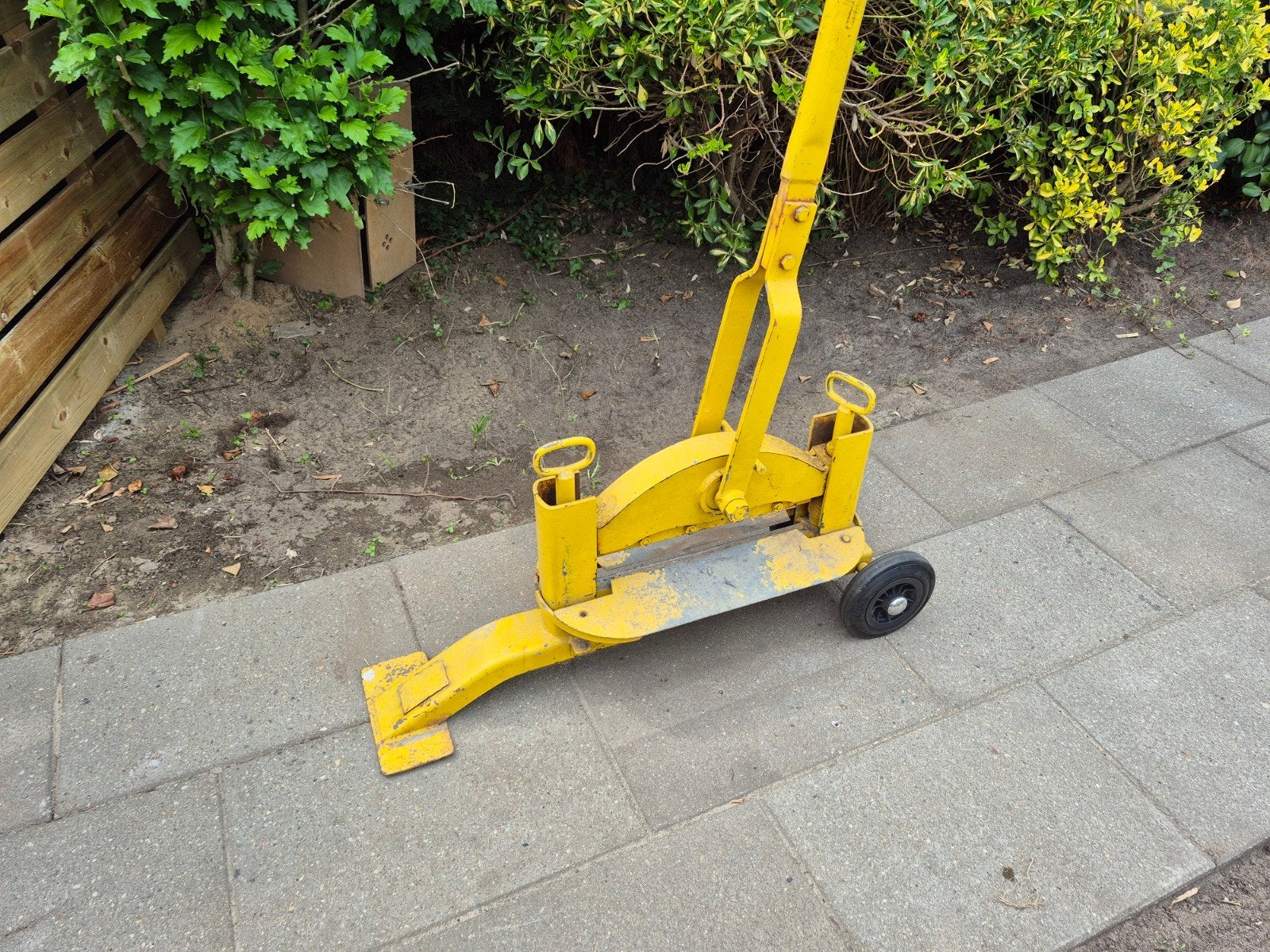 grote degelijke steneknipper mes breedte 45cm, Ophalen, Gebruikt