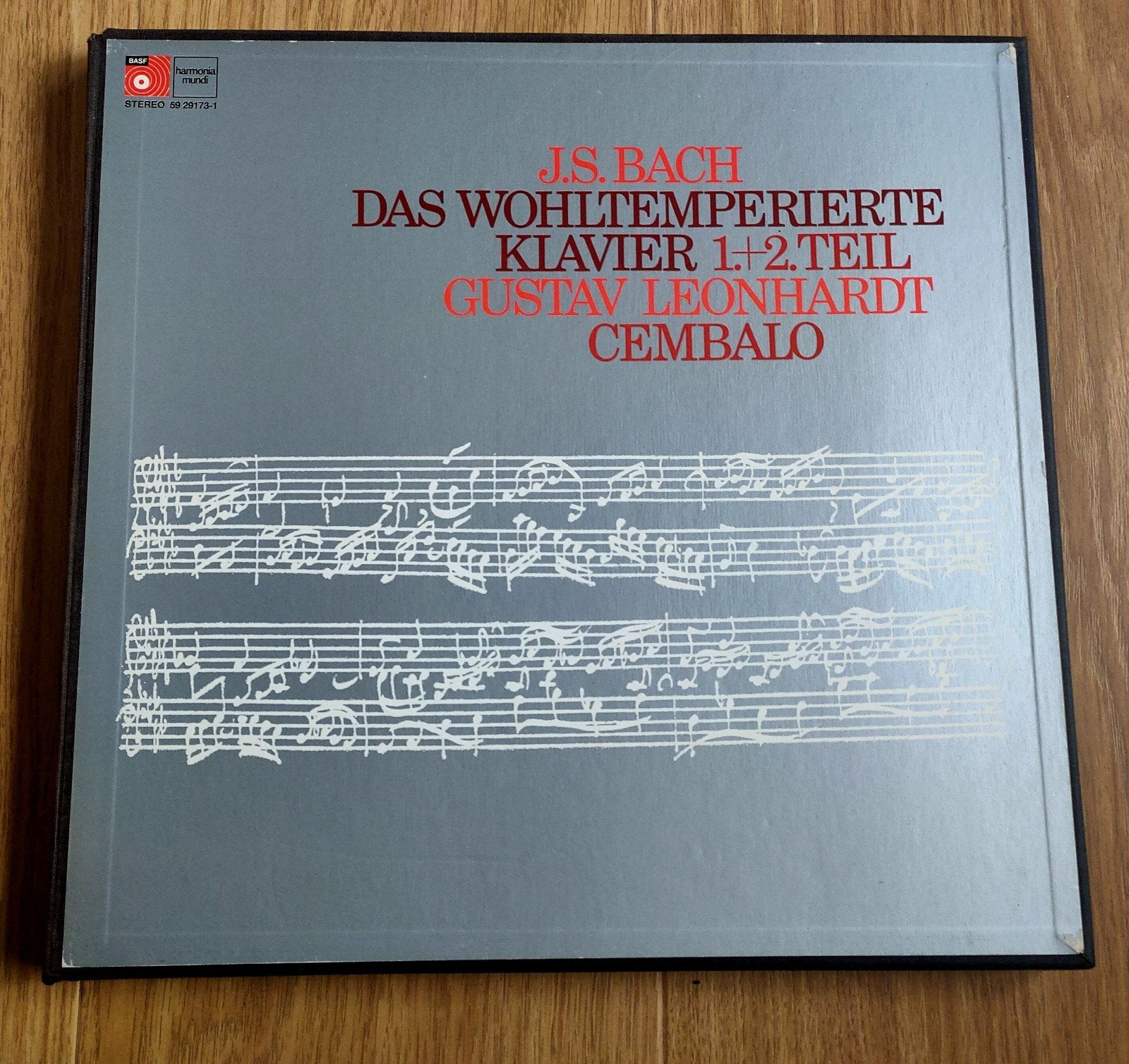 J.S. Bach - Das Wohltemperierte Klavier 1+2.Teil-LP Boxset, Boxset, Gebruikt, Ophalen of Verzenden, 12 inch