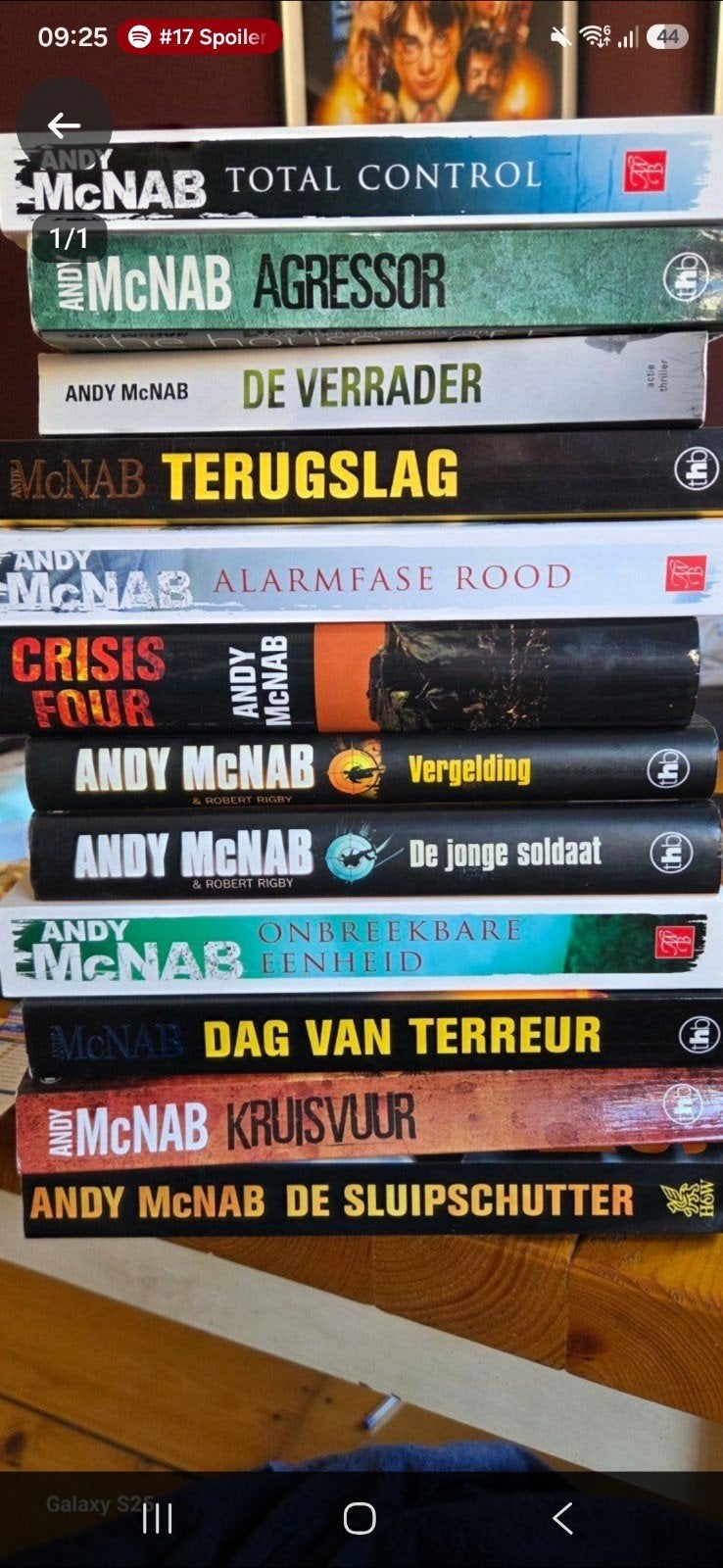 12 boeken van Andy McNab!, Ophalen of Verzenden, Gelezen
