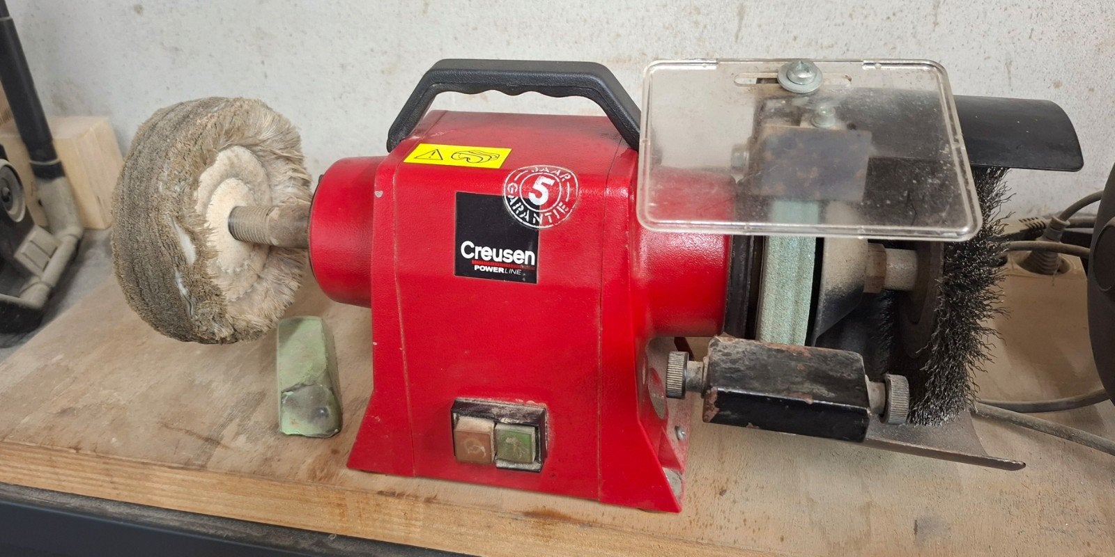 Creusen werkbank slijpmachine ( Festool ), Ophalen, Gebruikt, Minder dan 700 watt, Werkbankslijpmachine
