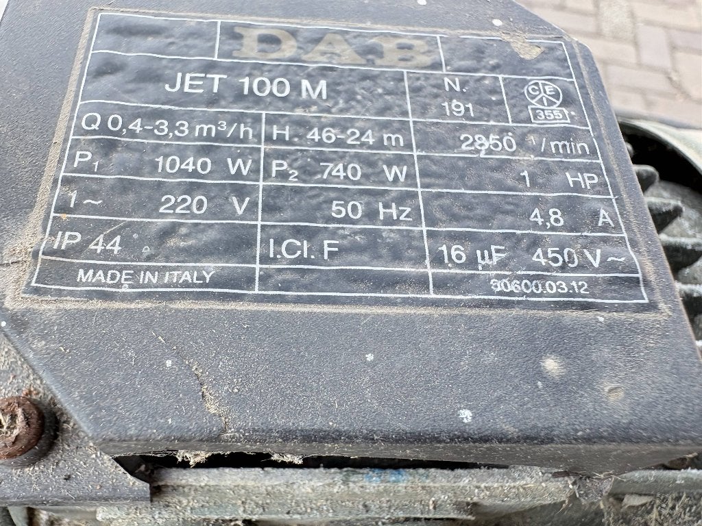 Waterpomp, Ophalen, Zo goed als nieuw, Elektrisch, Beregeningspomp