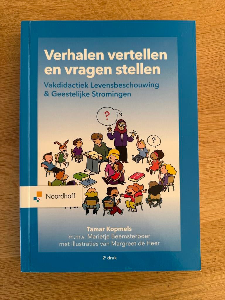 PABO boek: Verhalen vertellen en vragen stellen, Boeken, Ophalen of Verzenden, Alpha, Zo goed als nieuw, HBO